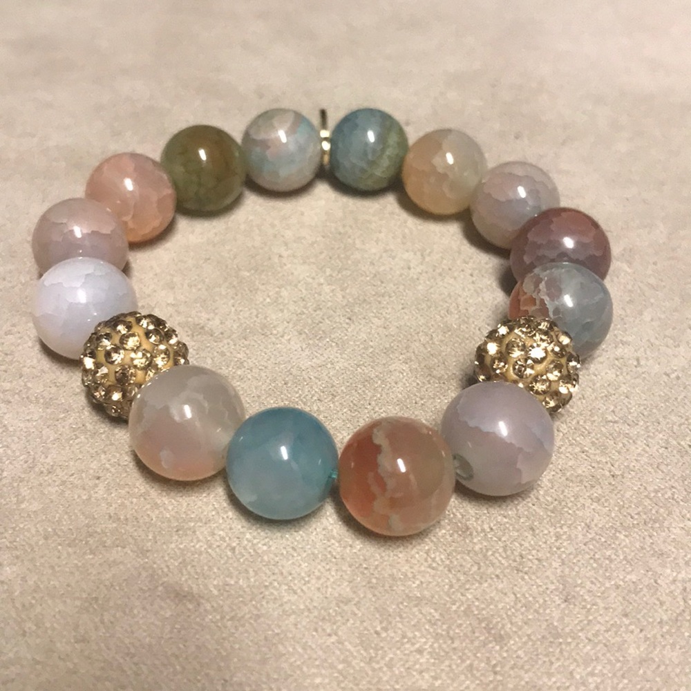 Amazonite Jam Jewels stretch bracelet
